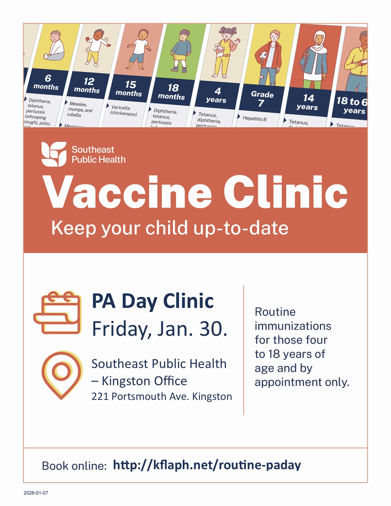 2026 01 12 vaccine clinics newsletter insert PADay Jan30 (1)